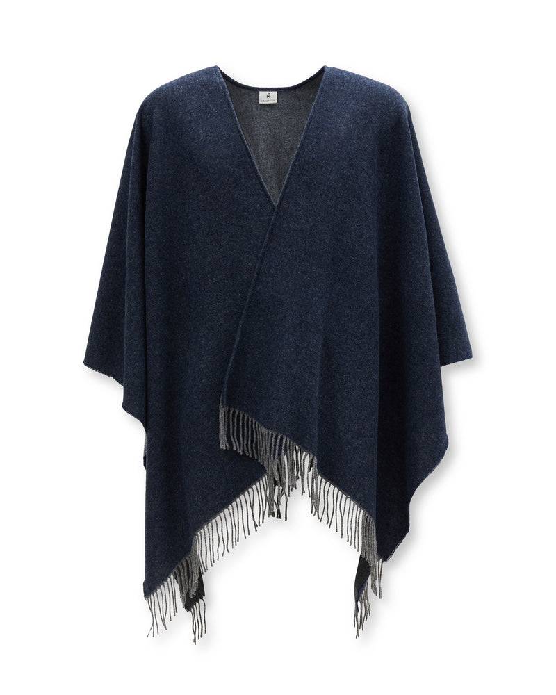 Lanerossi Colin poncho in misto cashmere e lana Outlet