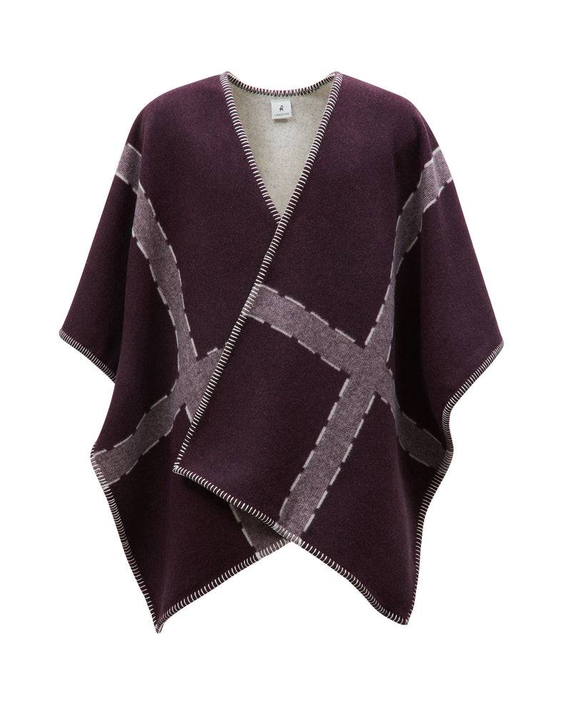 Lanerossi Moritz poncho in misto lana In Saldo