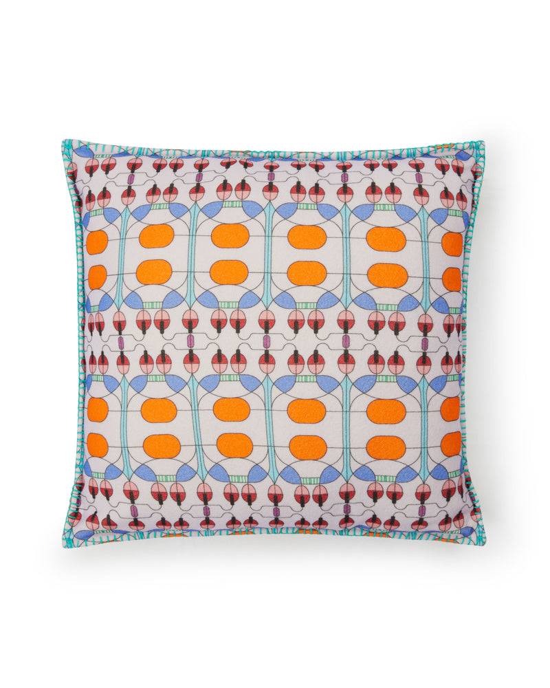 Lanerossi Campanule plaid e cuscino by Elena Salmistraro Nuova