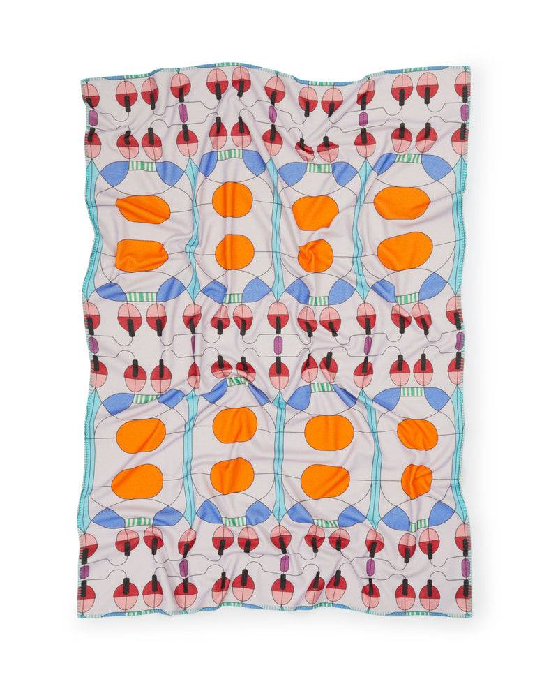 Lanerossi Campanule plaid e cuscino by Elena Salmistraro Nuova