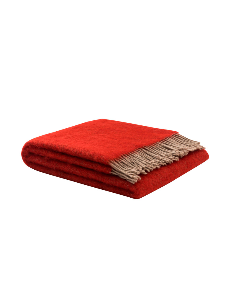Lanerossi Rossi Story plaid in mohair Consegna Veloce