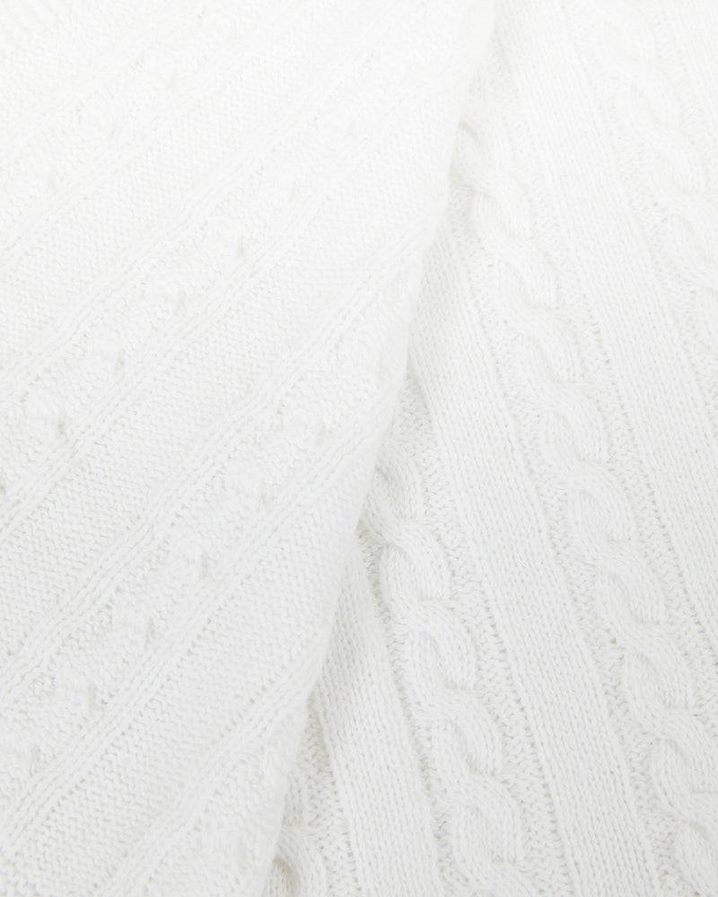 Lanerossi Treccina copertina per culla in puro cotone Vendite Flash