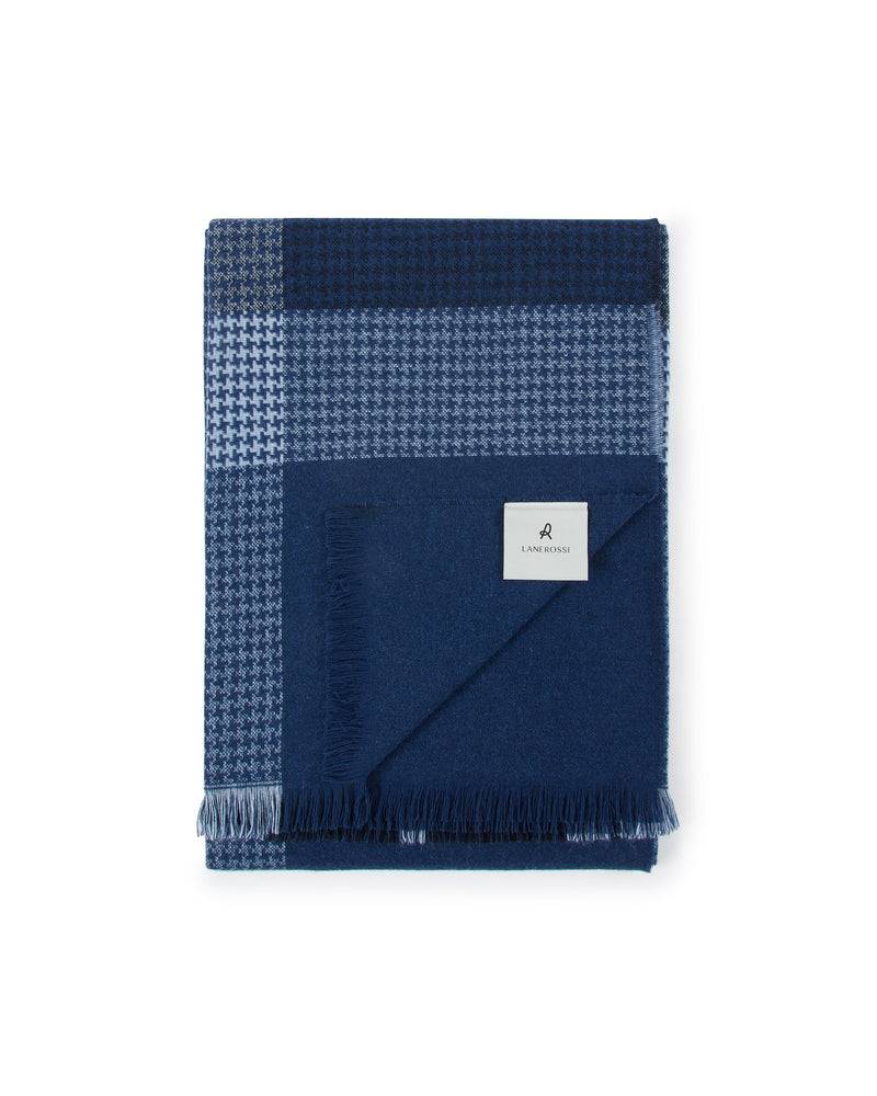 Lanerossi Black Light plaid in pura lana Italia