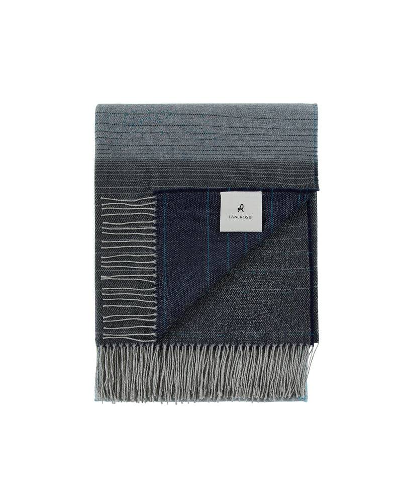 Lanerossi Firenze plaid in lana merinos e viscosa Saldi