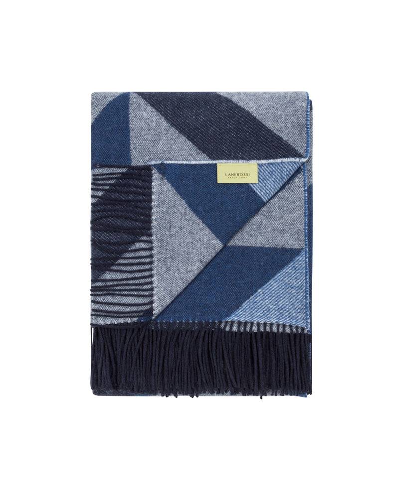 Lanerossi Astico plaid in lana e cotone riciclato In Linea