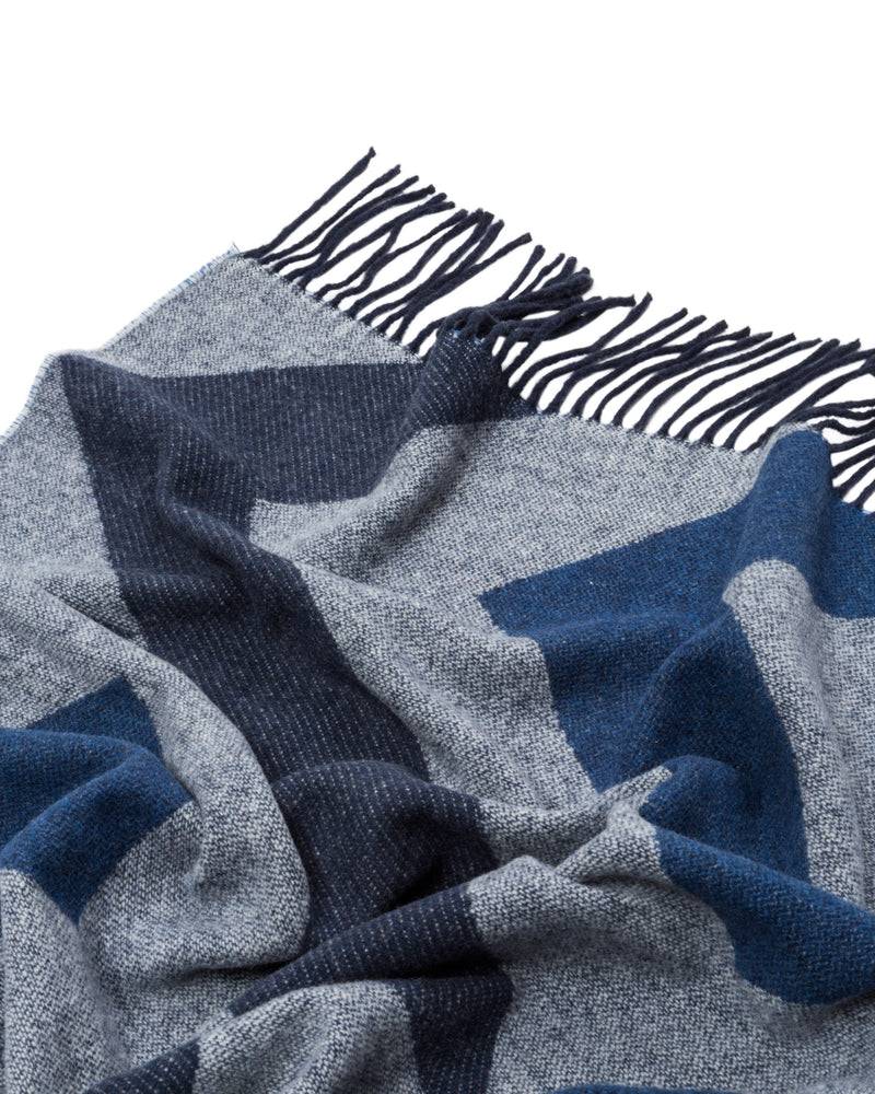 Lanerossi Astico plaid in lana e cotone riciclato In Linea
