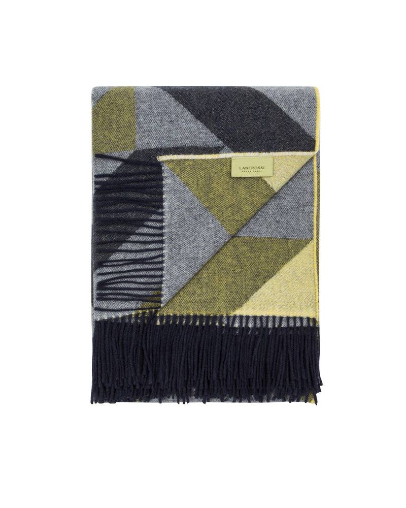 Lanerossi Astico plaid in lana e cotone riciclato In Linea