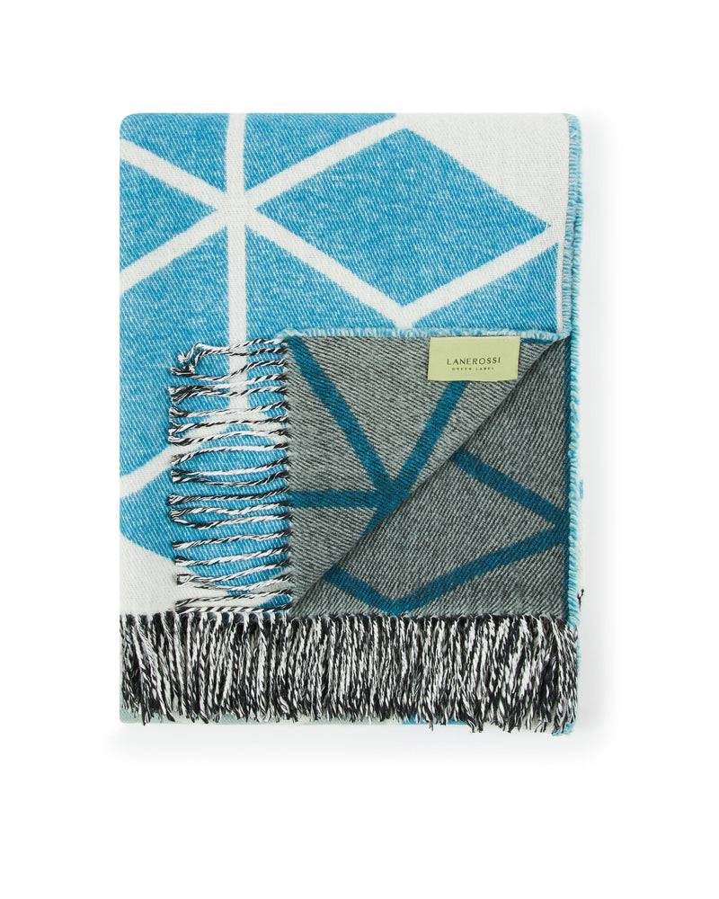 Lanerossi Atlantic plaid in filato riciclato dal mare Qualità Garantita