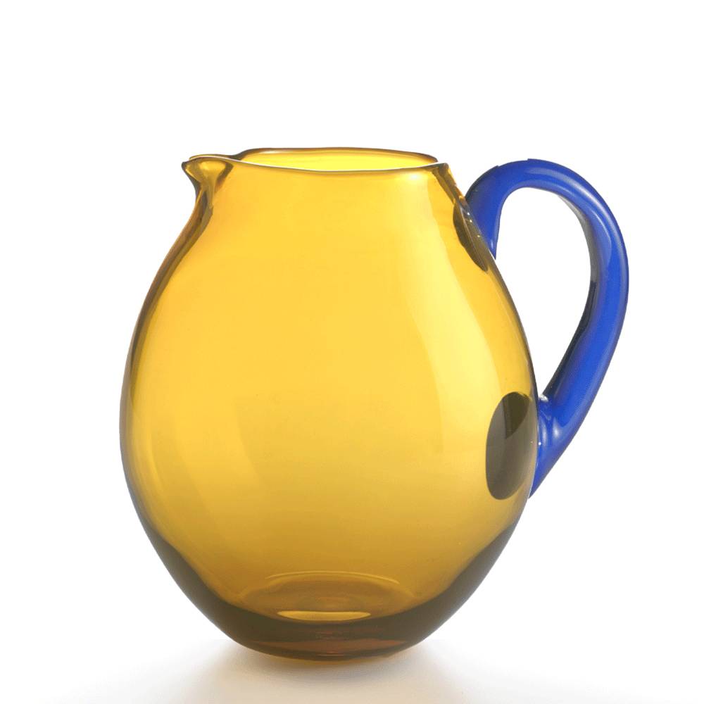 Masonmoretti Pitcher Dandy Blue Yellow Comprare a buon mercato