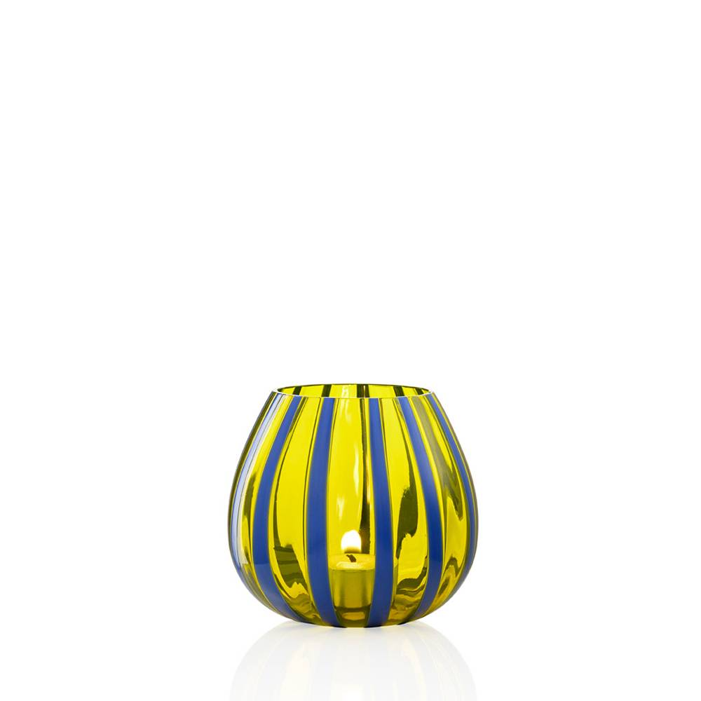 Masonmoretti Candle Holder String Blue Yellow Negozio online di fabbrica