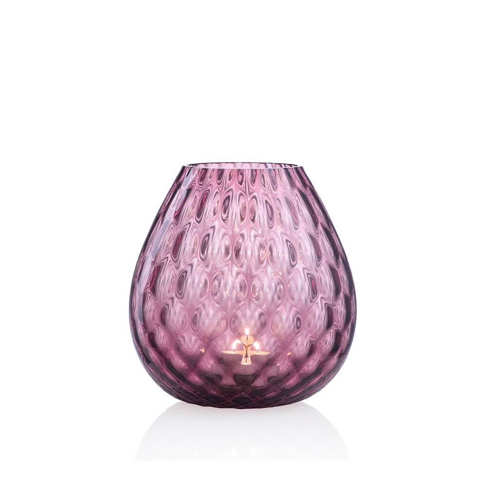 Masonmoretti Candle Holder Macramè Large Purple Offerte stagionali