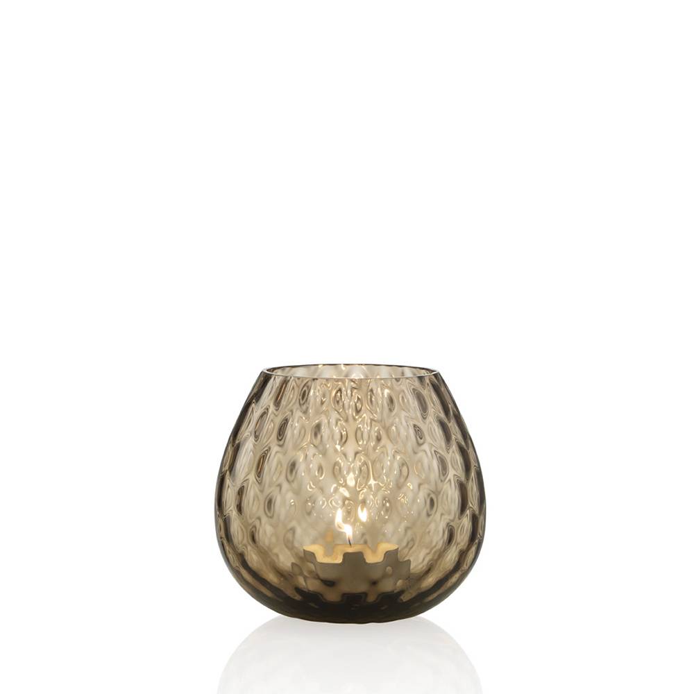 Masonmoretti Candle Holder Macramè Little Brown Rilascio limitato