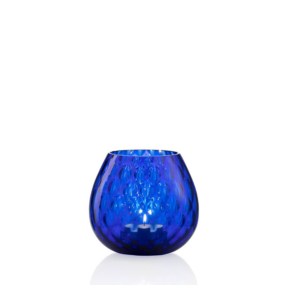 Masonmoretti Candle Holder Macramè Little Blue Ultimi due giorni