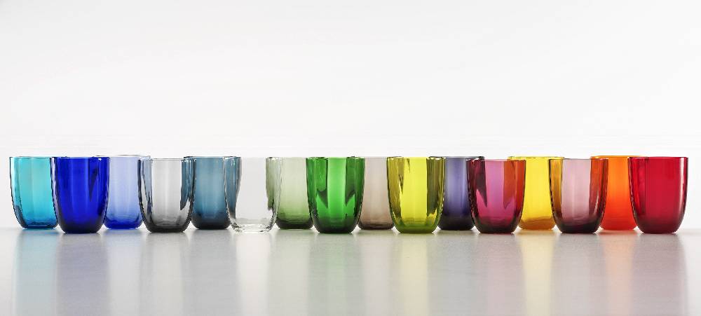 Masonmoretti Set of 16 Idra Tumblers, Optic Collection Officina