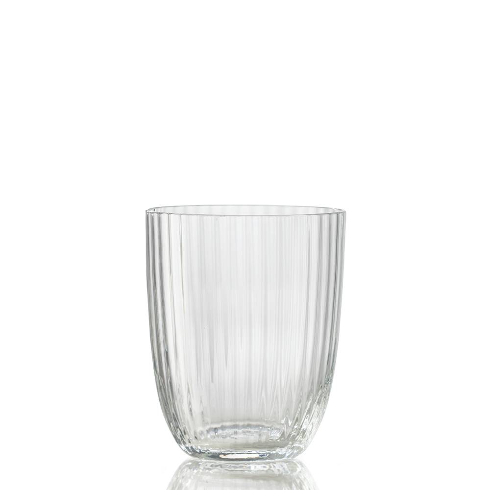 Masonmoretti Water Glass Idra Striped Trasparente Spedizione Gratuita