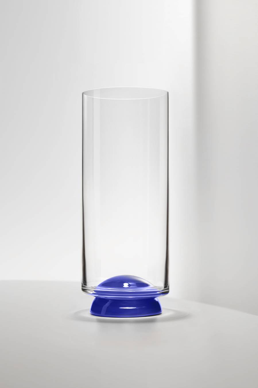Masonmoretti Water Glass Flute Dot Blue