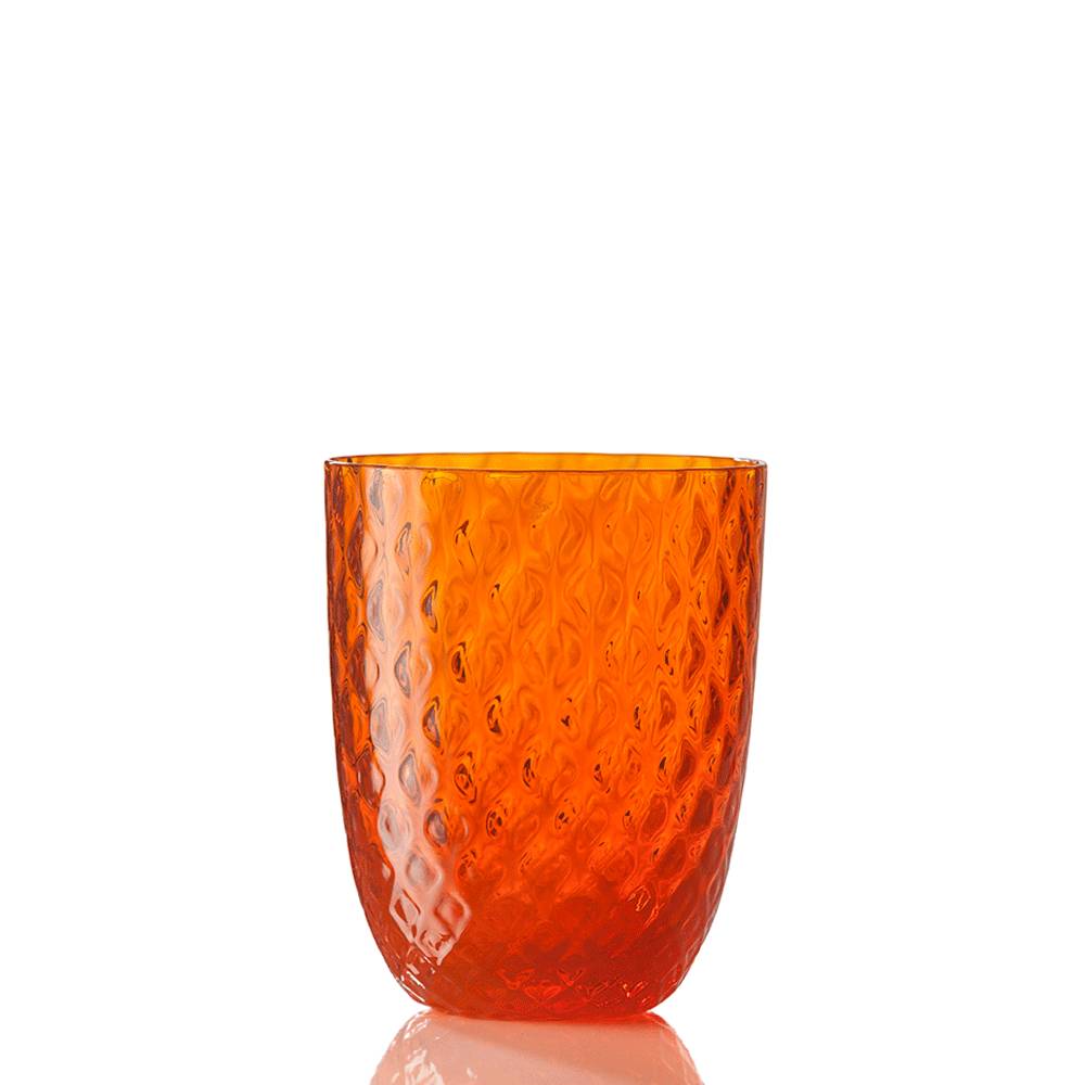 Masonmoretti Water Glass Idra Balloton Orange Qualità Garantita