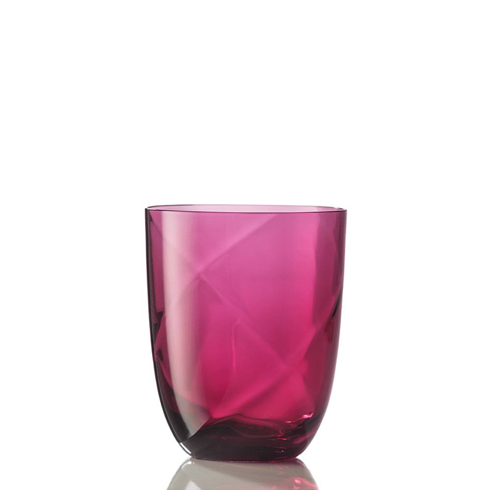 Masonmoretti Water Glass Idra Lente Ruby Red Moda