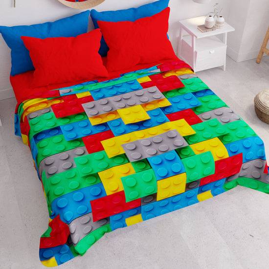 PETTI Copriletto Estivo, Coperta Leggera, Lenzuola Copriletto, Mattoncini Vendite Flash