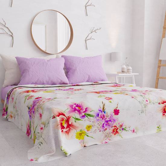 PETTI Copriletto Estivo, Coperta Leggera, Lenzuola Copriletto, Spring Bianco Negozi Online