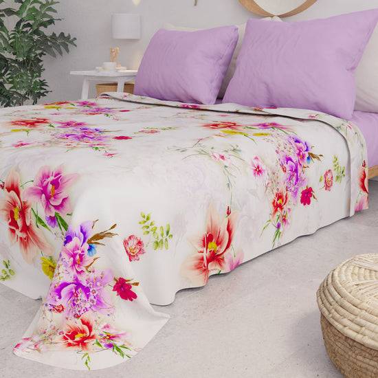 PETTI Copriletto Estivo, Coperta Leggera, Lenzuola Copriletto, Spring Bianco Negozi Online