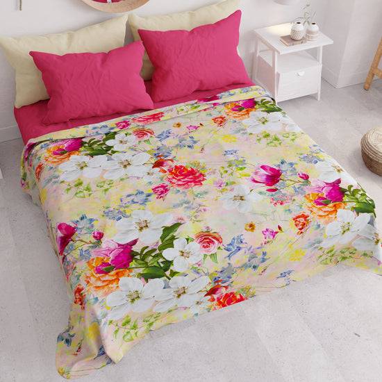 PETTI Copriletto Estivo, Coperta Leggera, Lenzuola Copriletto, Spring Colorful Consegna Veloce