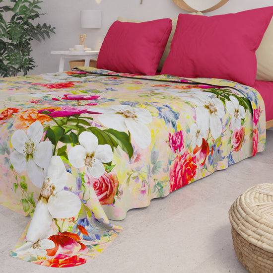 PETTI Copriletto Estivo, Coperta Leggera, Lenzuola Copriletto, Spring Colorful Consegna Veloce