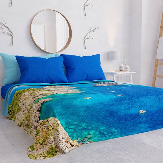 PETTI Copriletto Estivo, Coperta Leggera, Lenzuola Copriletto Marino Convenienza