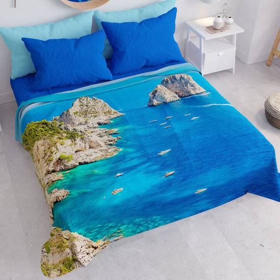 PETTI Copriletto Estivo, Coperta Leggera, Lenzuola Copriletto Marino Convenienza