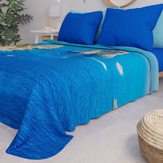 PETTI Copriletto Estivo, Coperta Leggera, Lenzuola Copriletto Marino Convenienza