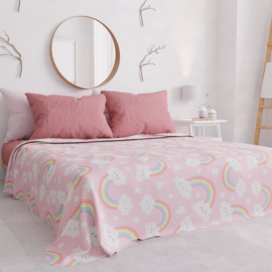PETTI Copriletto Estivo, Coperta Leggera, Lenzuola Copriletto, Rainbow Novità