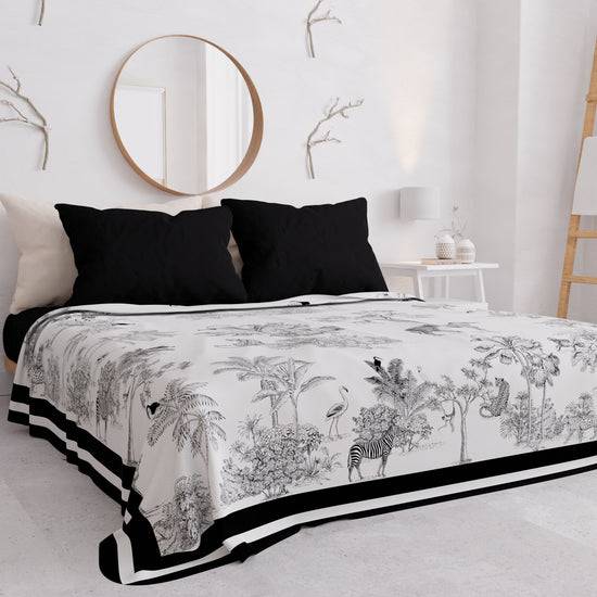 PETTI Copriletto Estivo, Coperta Leggera, Lenzuola Copriletto, Animalier 02 Sconto