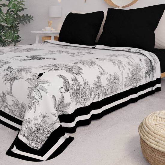 PETTI Copriletto Estivo, Coperta Leggera, Lenzuola Copriletto, Animalier 02 Sconto