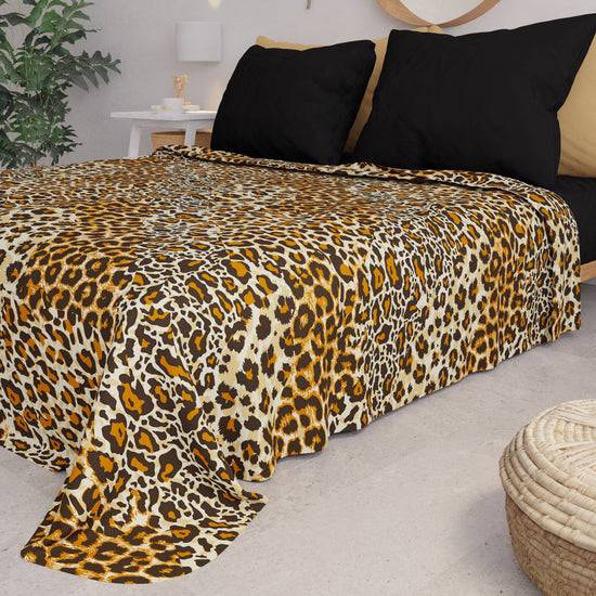 PETTI Copriletto Estivo, Coperta Leggera, Lenzuola Copriletto, Animalier Maculato Online