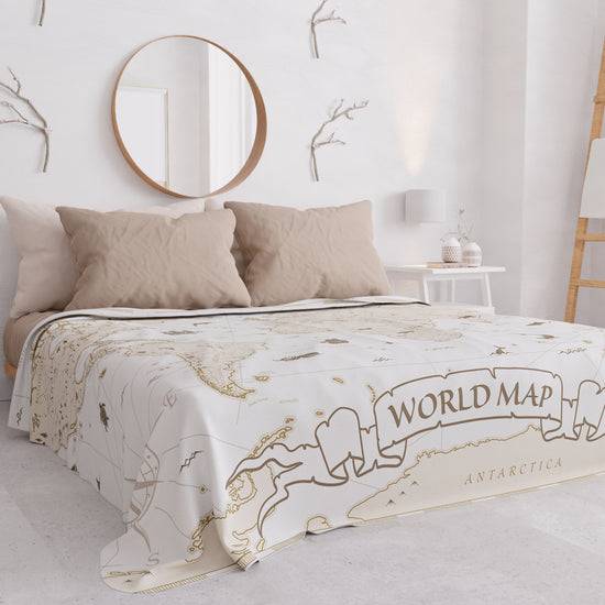 PETTI Copriletto Estivo, Coperta Leggera, Lenzuola Copriletto, World Bianco Outlet