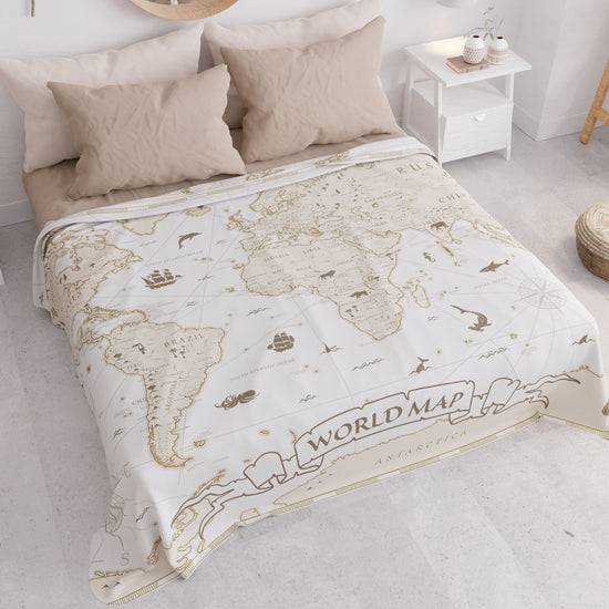 PETTI Copriletto Estivo, Coperta Leggera, Lenzuola Copriletto, World Bianco Outlet
