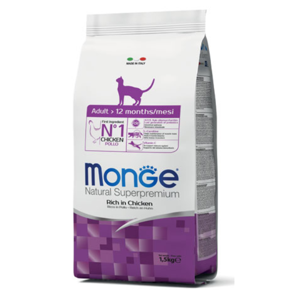 Bauzaar Monge Natural Superpremium Adult Ricco in Pollo