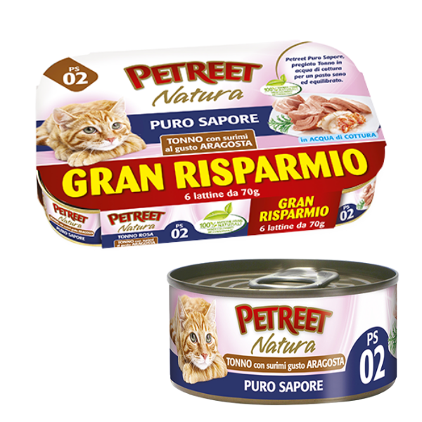 Bauzaar Petreet Natura Cat Maxi Scorta 6x70 gr Economico