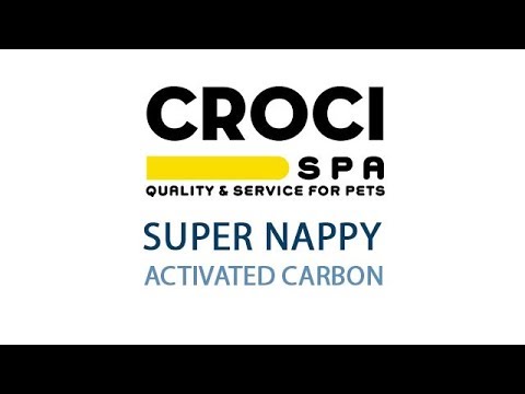 Bauzaar Tappetini Igienici Super Nappy Carbone Attivo Croci Nuova