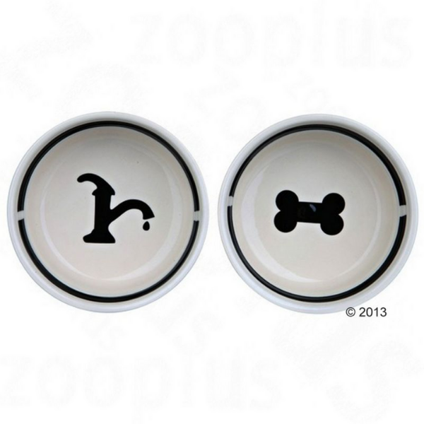 Bauzaar Set Ciotole Ceramica Eat-on-Feet Trixie Vendita Calda