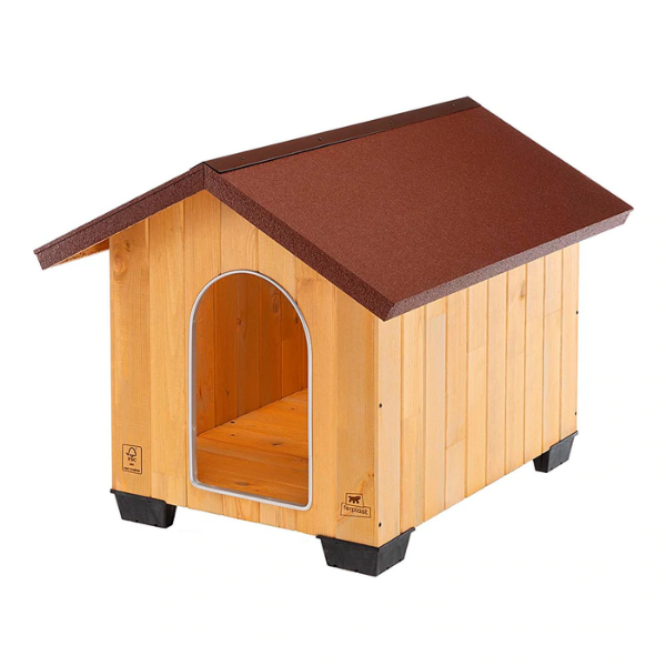 Bauzaar Cuccia per cani da esterno in legno Domus Ferplast