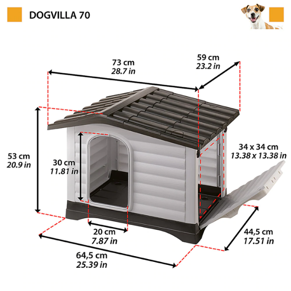 Bauzaar Cuccia da esterni Dogvilla Ferplast In Vendita