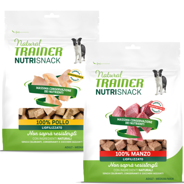 Bauzaar Natural Trainer Freeze Dried Nutrisnack Medium/Maxi Comprare a buon mercato