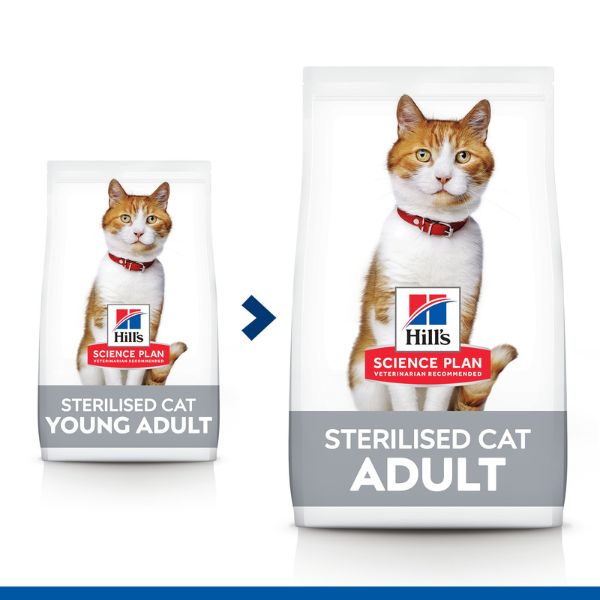 Bauzaar Hill's Science Plan Adult Sterilised Cat Alimento per Gatti al Pollo Flash Sale