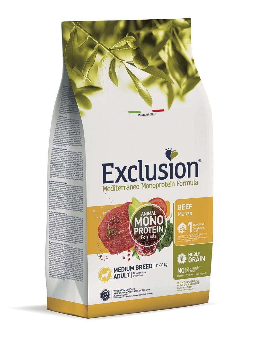 Bauzaar Exclusion Mediterraneo Adult Medium Breed Manzo Super Saving Price