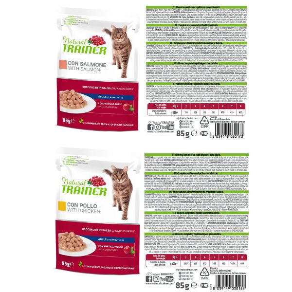 Bauzaar Natural Trainer Cat Adult multipack 24 x 85 gr Offerta