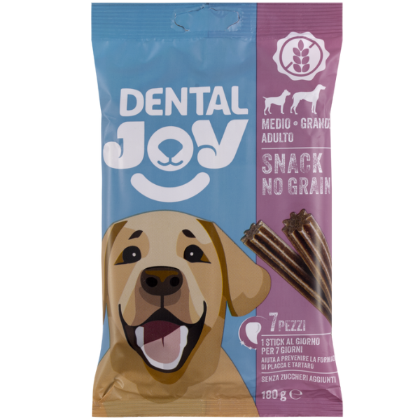 Bauzaar DentalJoy Dog Adult No Grain Medium/Large Snack Dentali Offerte