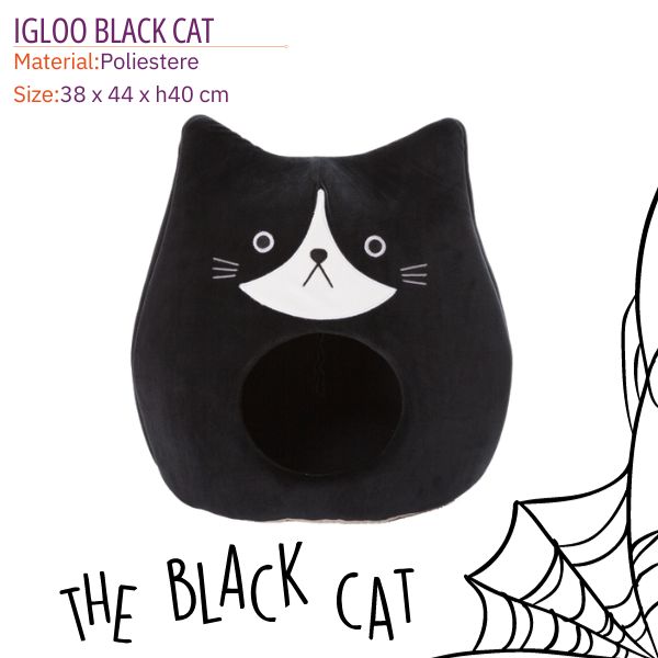 Bauzaar Cuccia per gatti Igloo Black Cat Ferribiella Cyber Monday