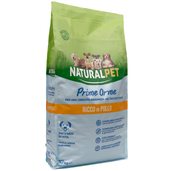 Bauzaar NaturalPet Puppy Prime Orme Medium/Large Pollo