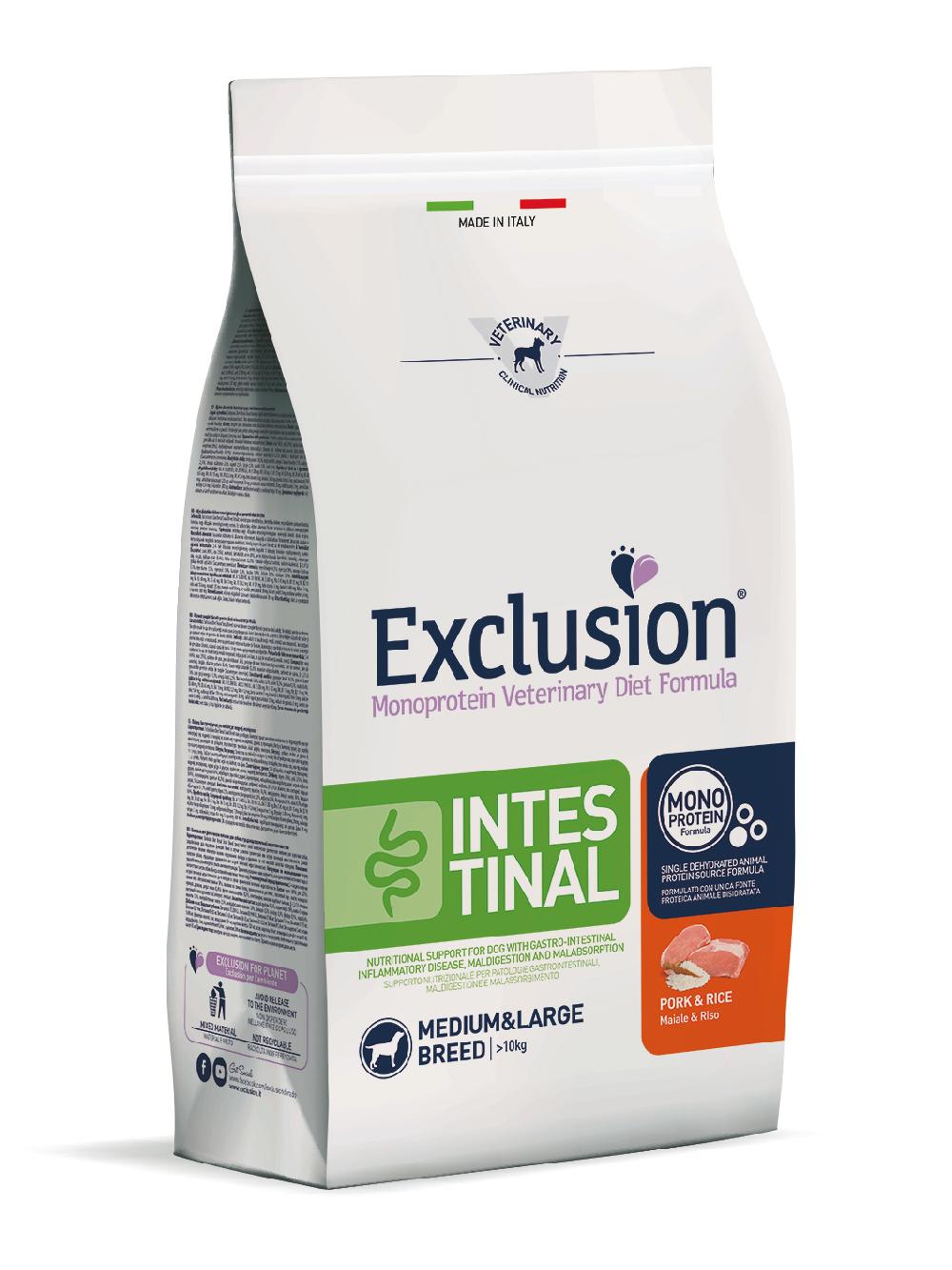 Bauzaar Exclusion Diet Intestinal Medium/Large Breed Maiale e Riso In vendita